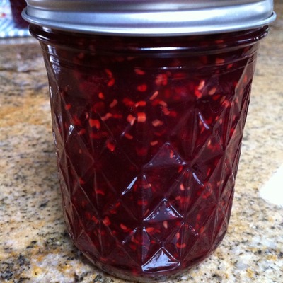 Red raspberry jam, 4 oz.