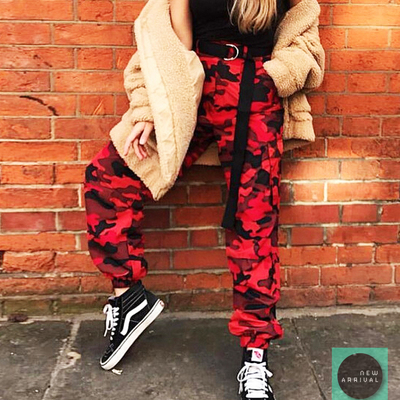 Free shipping-red camo pants - Thumbnail 5
