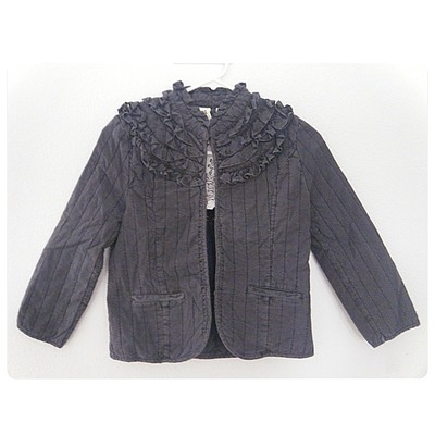 (new with tags) ruffled collar jacket