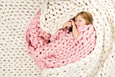 Hand Woven Blankets Ultra Thick Line Blankets Iceland Tentaculata Blanket