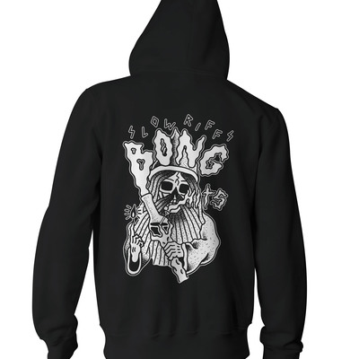 Slow riffs bong hits wizard hoodie