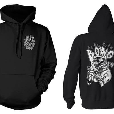 Slow riffs bong hits wizard hoodie