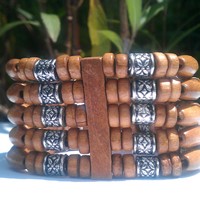 Tribal Stretch Bracelet (available in 6 colors) - Thumbnail 1