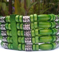 Tribal Stretch Bracelet (available in 6 colors) - Thumbnail 3