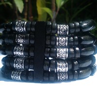 Tribal Stretch Bracelet (available in 6 colors) - Thumbnail 4