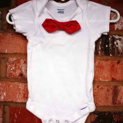 Bow tie onesie