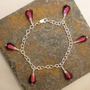 Pomegranate Seed Charm Bracelet-1