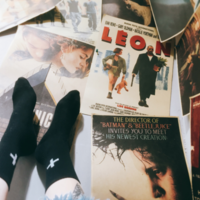 Free Shipping-STREET GOTH CROSS SOCKS  - Thumbnail 2