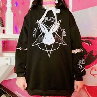 Magical Angel VS. Evil Bunny Fleece Jumper Sweatshirt - Thumbnail 3