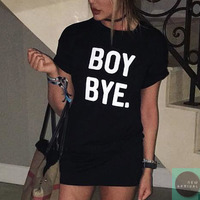 Free Shipping-BOY BYE TEE - Thumbnail 2