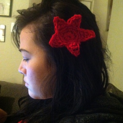 Star hair clip
