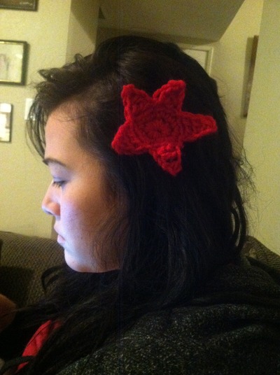 Star hair clip