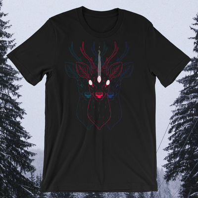 Cosmic Shrine - Black T-Shirt