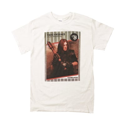 VARG VIKERNES BASEBALL CARD - T SHIRT