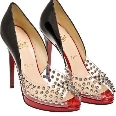 Christian louboutin spiked stilettos