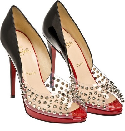 Christian louboutin spiked stilettos