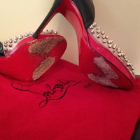 Christian Louboutin Spiked Stilettos - Thumbnail 1