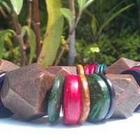 Wood Bracelet (sold individually) - Thumbnail 1