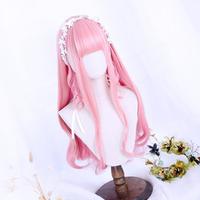 Pink Lia Long Wig - Thumbnail 2