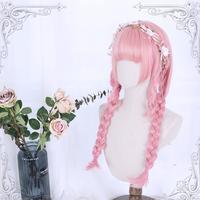 Pink Lia Long Wig - Thumbnail 1