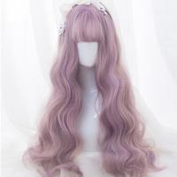 Purple Pink Mixed Long Cosplay Wig - Thumbnail 3