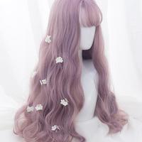 Purple Pink Mixed Long Cosplay Wig - Thumbnail 2