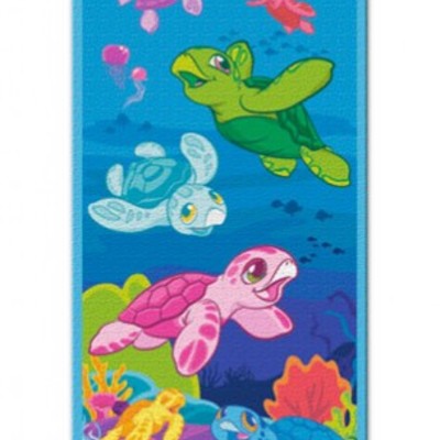 "honu/turtle family" kids beach towel - Thumbnail 5