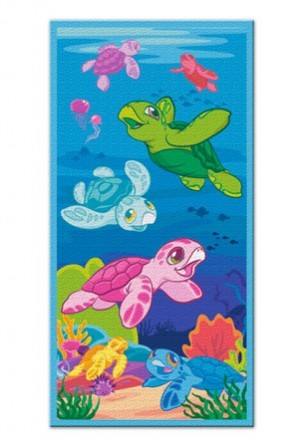 "HONU/TURTLE FAMILY" KIDS BEACH TOWEL