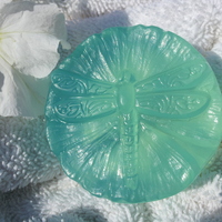 Dragon Fly Round glycerin bar in English Garden "Ocean blue" - Thumbnail 1