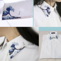 Harajuku cute teddy cat elk rabbit bloueses - Thumbnail 3