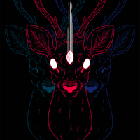 Cosmic Shrine - Black Pullover Hoodie - Thumbnail 1