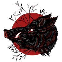 Boar God - Long Sleeve T-Shirt - Thumbnail 1