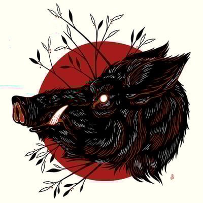 Boar god - print - Thumbnail 5