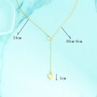 Elegant Heart Charm Necklace - Thumbnail 2
