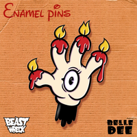 HAND OF GOLLY Glow Enamel Pin - Thumbnail 2