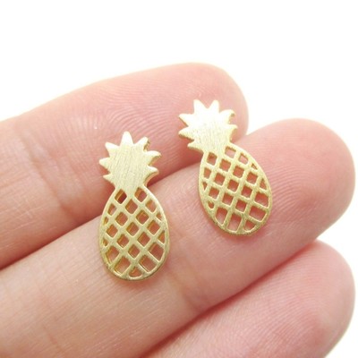Cute pineapple stud earrings
