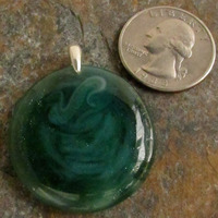 Glacier Blue Glass Pendant Large - Thumbnail 1