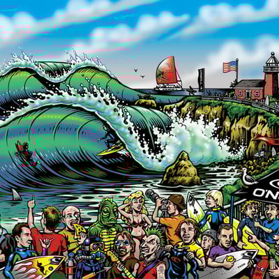 O'neill 2010 cold water classic event poster - Thumbnail 4