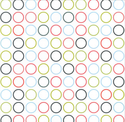 American Crafts Travel Circles Cardstock 12x12" Glitter