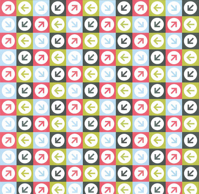 American Crafts Travel Arrow Grid Cardstock 12x12" Glitter