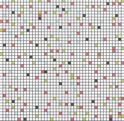 American Crafts Travel Random Grid Cardstock 12x12"