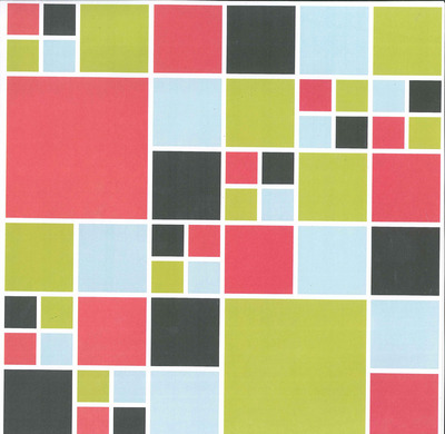 American Crafts Travel Colour Squares Cardstock 12x12"