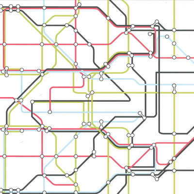 American crafts travel transit line cardstock 12x12"