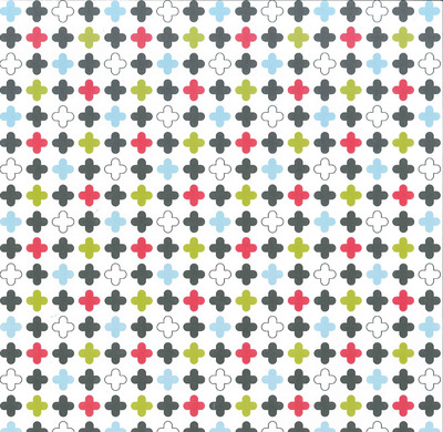 American Crafts Travel Colour Pluses Cardstock 12x12" Glossy