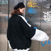 Free Shipping-GHETTO HALF ZIP HIGH NECK SWEATER - Thumbnail 2