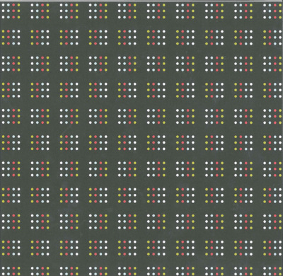 American Crafts Travel Polka Dot Arrays Cardstock 12x12"