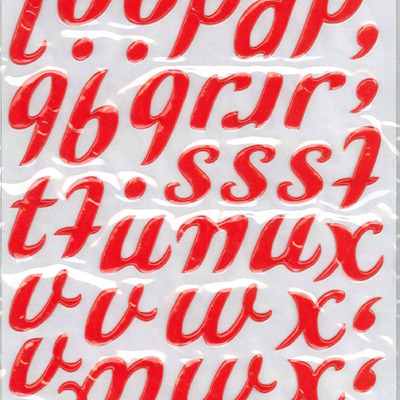 Thickers dear lizzy berry puffy stickers 6x11"