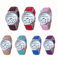 Cute Leather Strap Watches - Thumbnail 3
