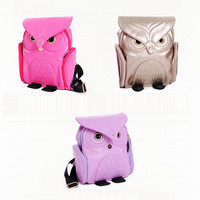 Retro Vintage Cute Owl Backpack - Thumbnail 1