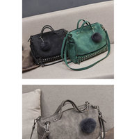 Luxury Rivet Messenger Bag - Thumbnail 3